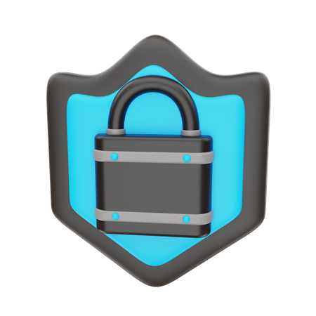Secure Shield  3D Icon