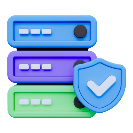 Secure Storage  3D Icon