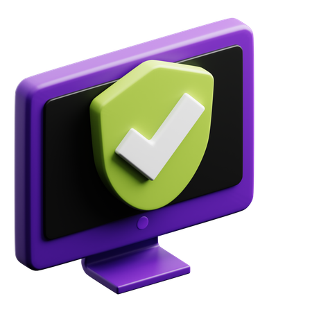 Secure System  3D Icon