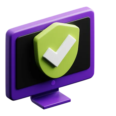 Secure System  3D Icon