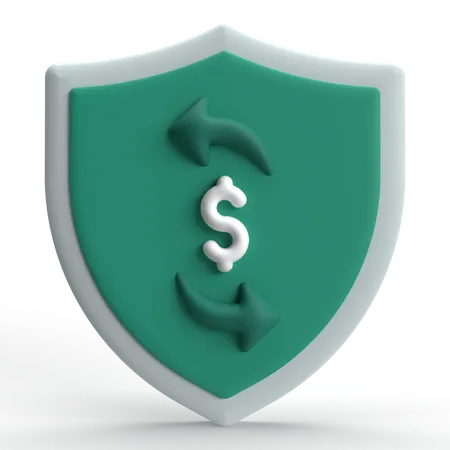 Secure Transaction  3D Icon