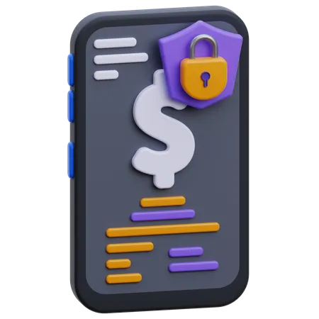 Secure Transaction  3D Icon