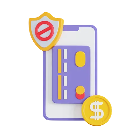 Secure Transaction  3D Icon