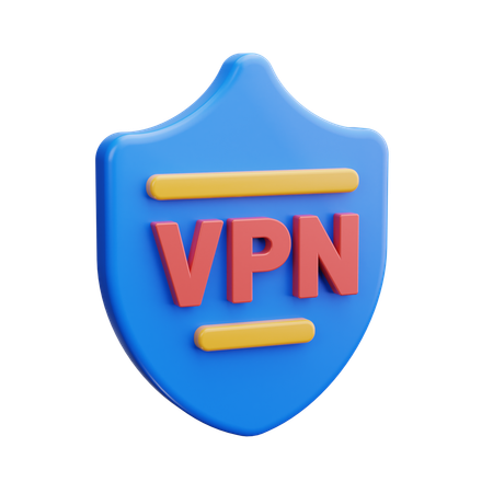 Secure Vpn  3D Icon