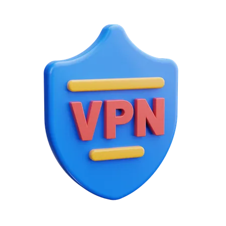 Secure Vpn  3D Icon