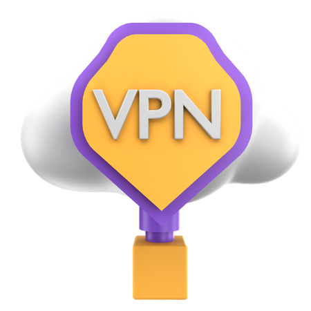 Secure Vpn  3D Icon