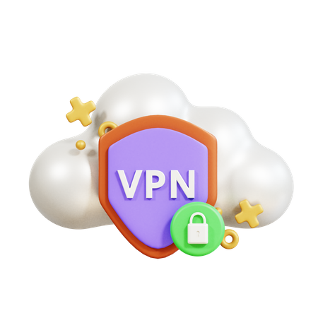 Secure Vpn  3D Icon