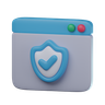 secure-website 3d logo