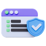 3d secure-website emoji