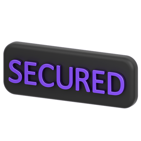Secured 2  3D Icon