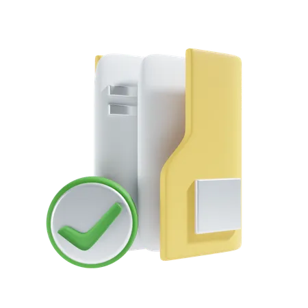 Secured folder  3D Icon