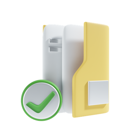 Secured folder  3D Icon