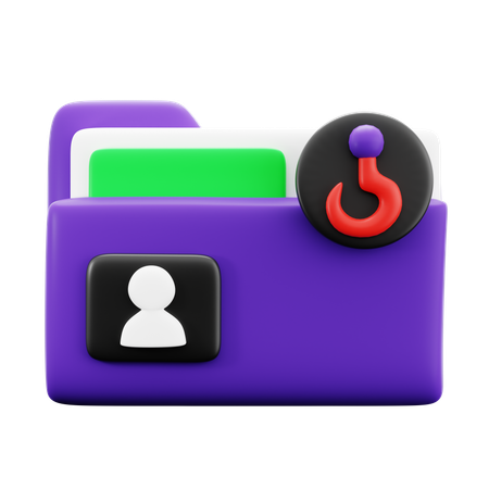 Secured Folder  3D Icon