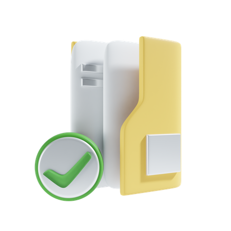 Secured folder  3D Icon
