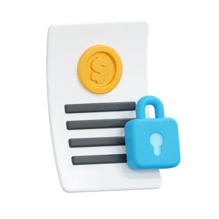 Secured Loan  3D Icon