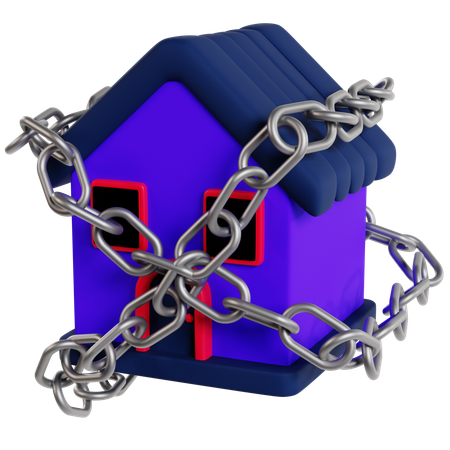 Securing Building Asset Value  3D Icon