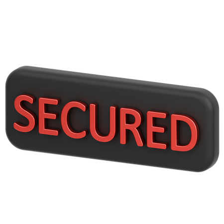 Sécurisé  3D Icon
