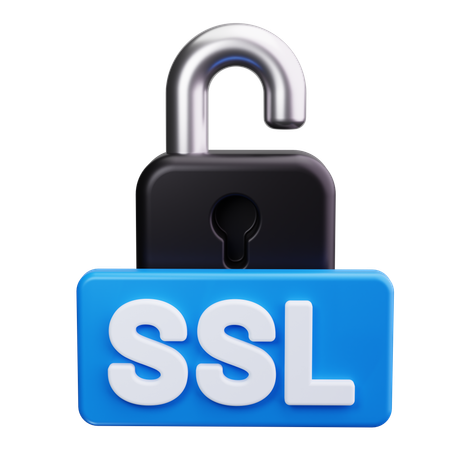 SSL sécurisé  3D Icon