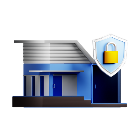 Sécurité à domicile  3D Icon