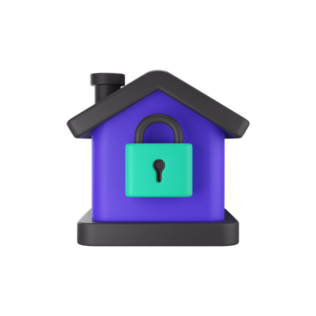 Sécurité à domicile  3D Icon