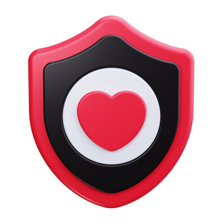 Sécurité cardiaque  3D Icon