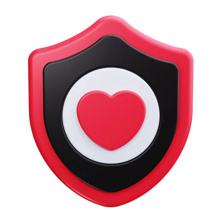 Sécurité cardiaque  3D Icon