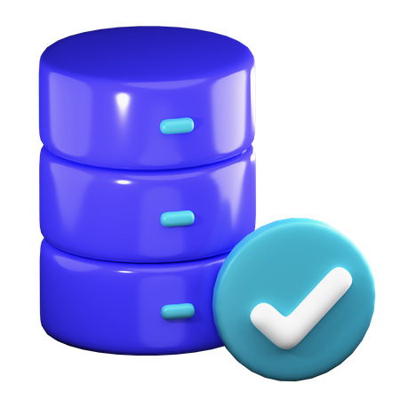 Sécurité de la base de données  3D Icon