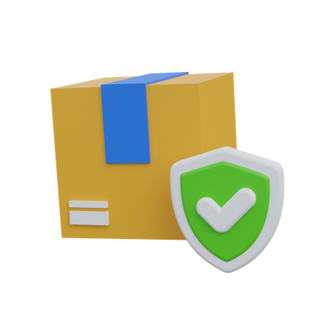 Sécurité des colis  3D Icon
