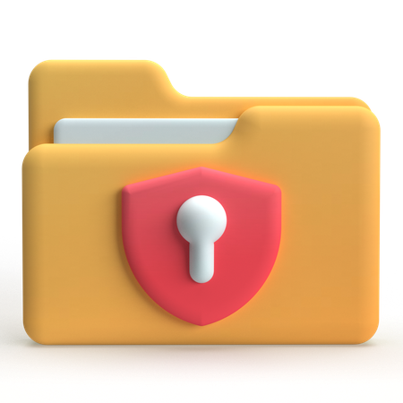 Sécurité des données  3D Icon