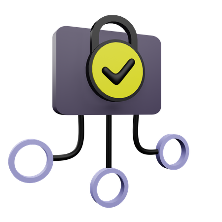 Sécurité du système  3D Icon