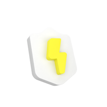 Sécurité électrique  3D Icon