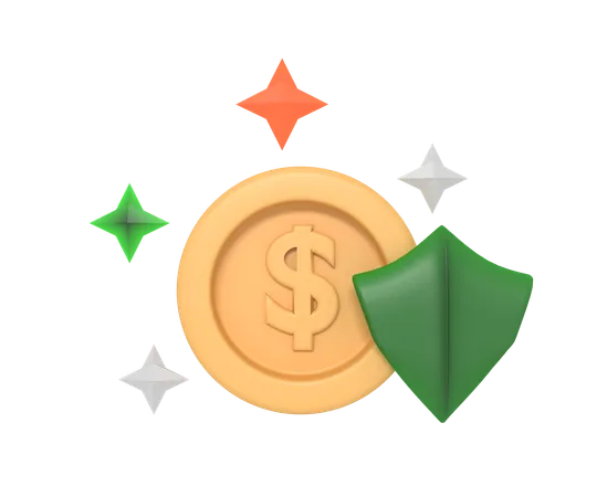 Sécurité financière  3D Icon