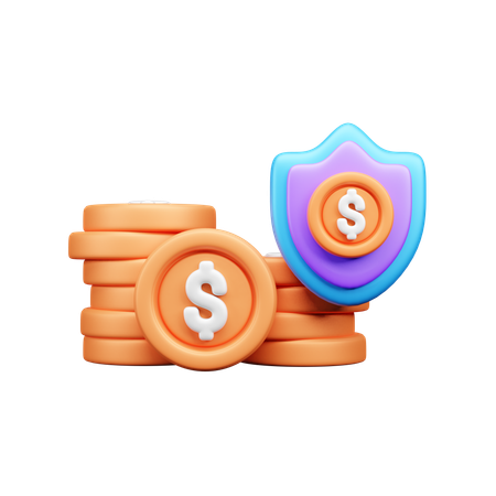 Sécurité financière  3D Icon