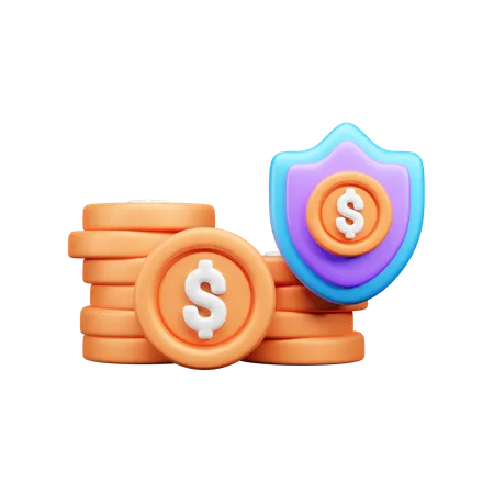 Sécurité financière  3D Icon