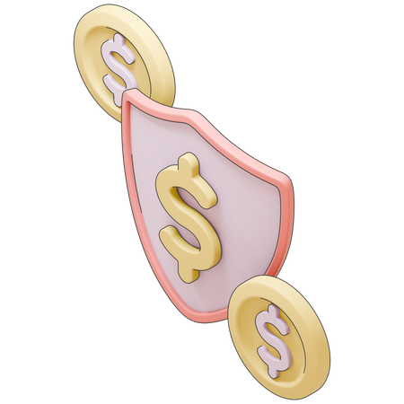 Sécurité financière  3D Icon