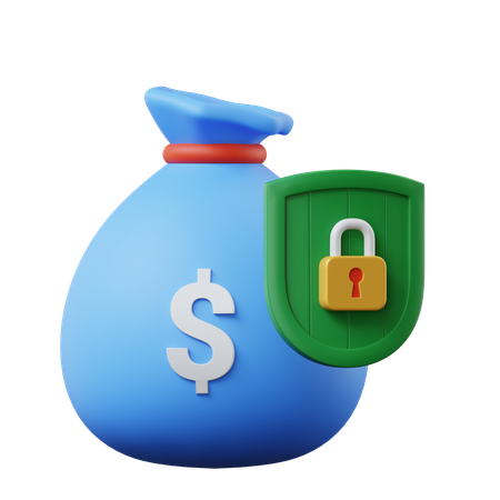 Sécurité financière  3D Icon