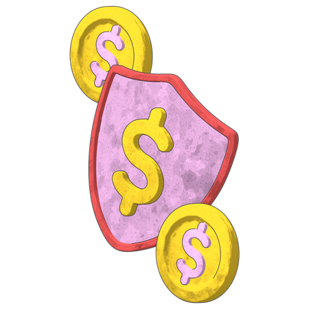 Sécurité financière  3D Icon