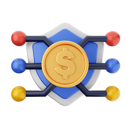 Sécurité financière  3D Icon