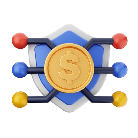 Sécurité financière  3D Icon