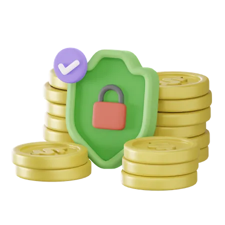 Sécurité financière  3D Icon