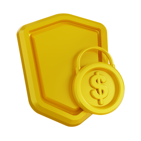 Sécurité financière  3D Icon