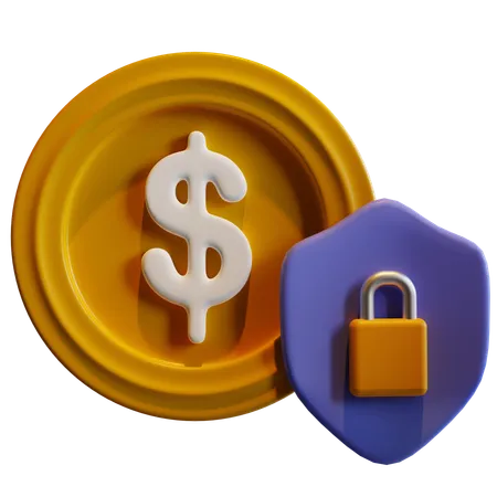 Sécurité financière  3D Icon