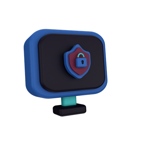 Sécurité informatique  3D Icon