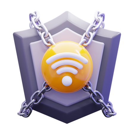 Sécurité Internet  3D Icon