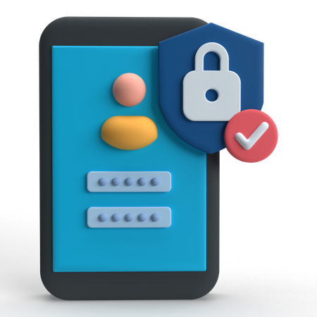 Sécurité des utilisateurs  3D Icon