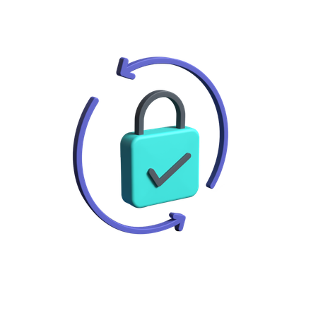 安全  3D Icon