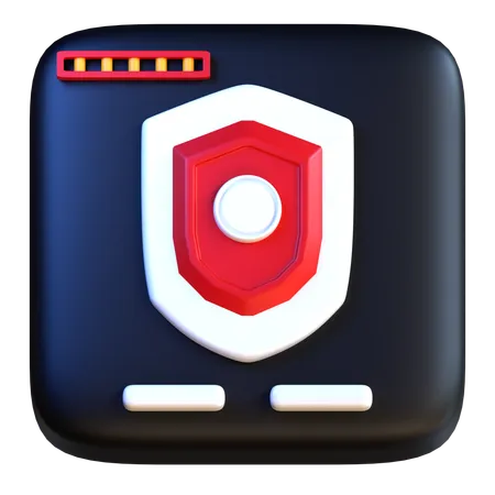 Security  3D Icon