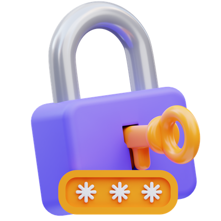 Security access  3D Icon