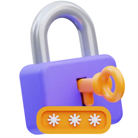 Security access 3D Icon