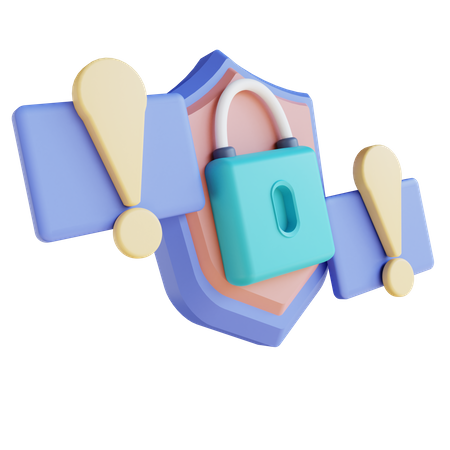 Security Alarm  3D Illustration